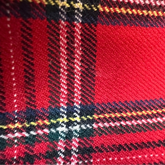 Vintage 90s Tartan Plaid Parisian Signature Womens Vest Size 12 Wool - Picture 8 of 10